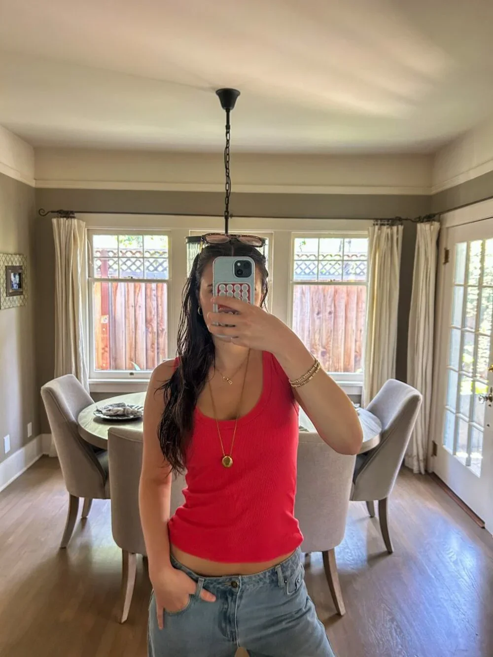 Universal Thread Coral Ribbed Tank Top 🍉☀️ - Picture 3 of 5